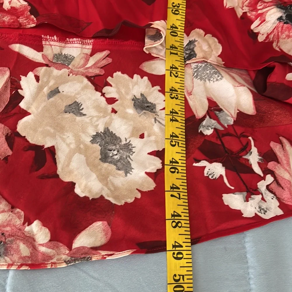 I.N.C. International Concepts. NWT. Size 16P. High/low floral wrap dress. - Picture 10 of 12